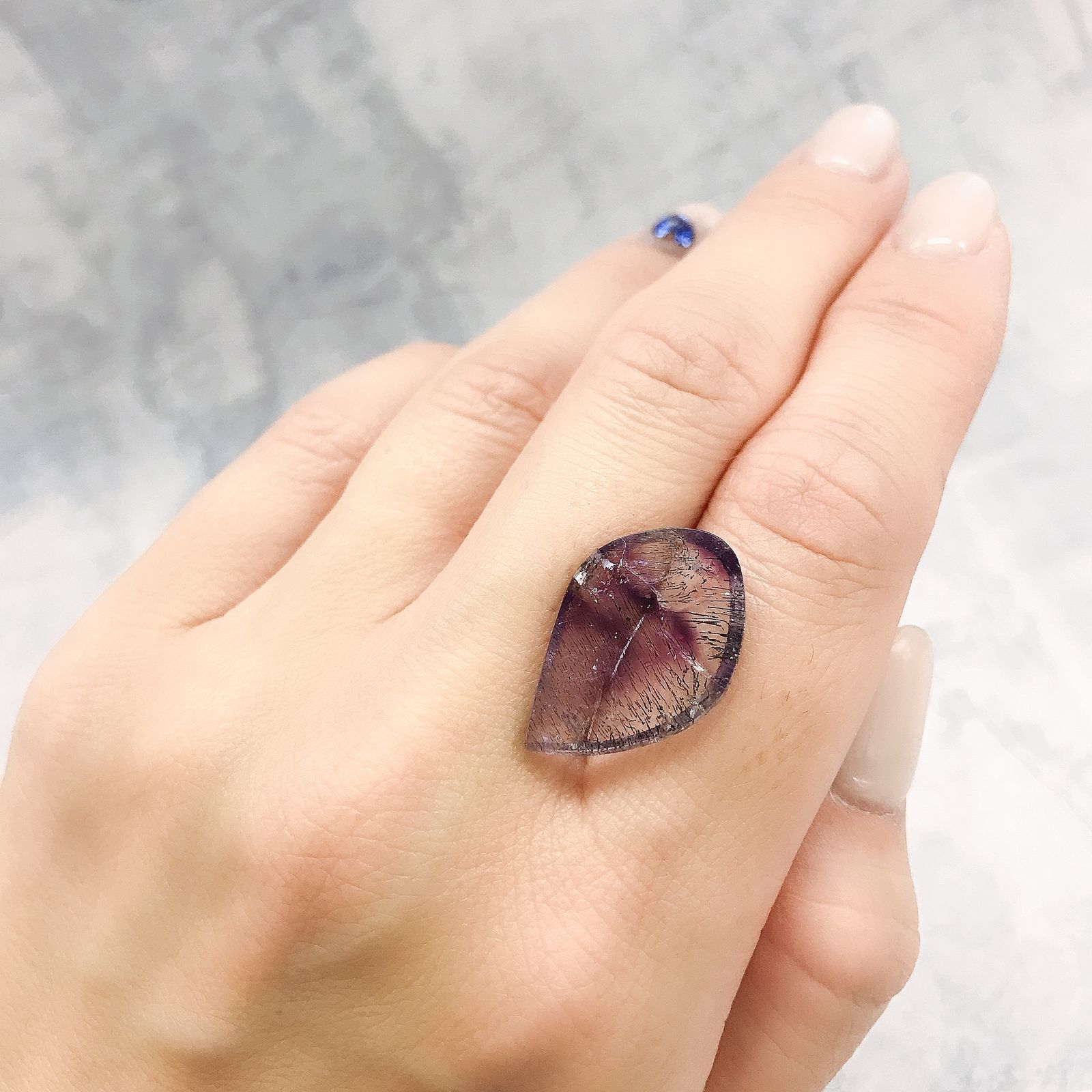 スーパーセブン ブラジル・エスピリトサント州産 7.35ct[220515697]22.4x15.1mm前後