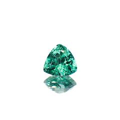 パライバトルマリン(宝石名トルマリン/別名パライバ・トルマリン)ブラジル・キントス鉱山産 0.471ct ソ付(宝貴協)[240928714]5.17x5.31mm前後