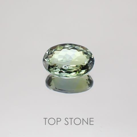 バイカラータンザナイト非加熱(宝石名バイカラー・ゾイサイト) タンザニア産 2.26ct 識別済[20052569]9.7×7.2mm前後