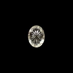 ◇甲州貴石切子Plus Three◇リビアングラス カード付き(宝石名インパクトガラス(衝撃融解ガラス))発見地：エジプト・リビア砂漠 5.64ct 識別済[220616065]16.3x12.3mm前後