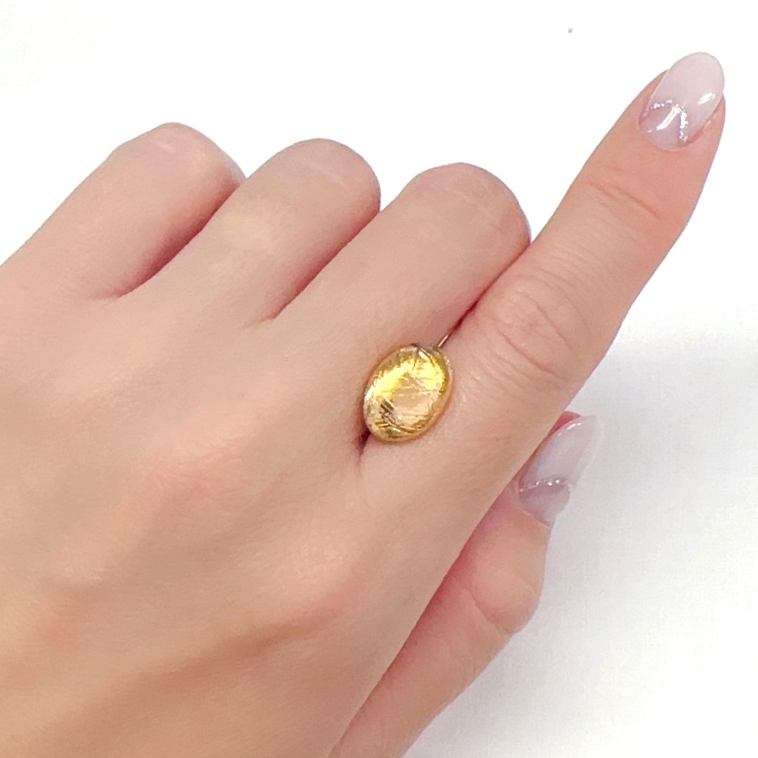 ムオニナルスタ隕石 発見地:スウェーデン 9.41ct[240125814]13.6x9.8mm前後