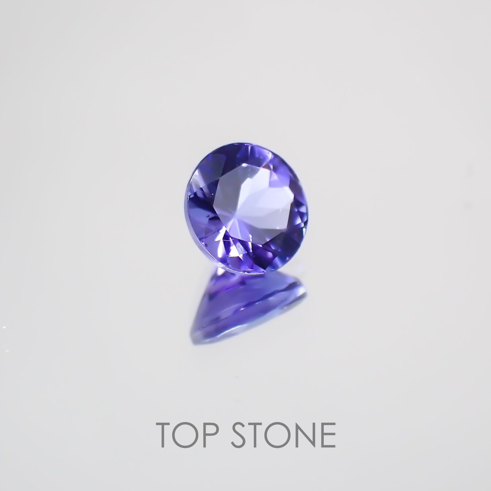 タンザナイト(宝石名タンザナイト) タンザニア産 0.48ct 識別済[210610071]5×4.8mm前後