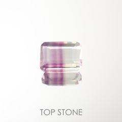 バイカラーフローライト 中国産 1.95ct[220917987]8x5.9mm前後