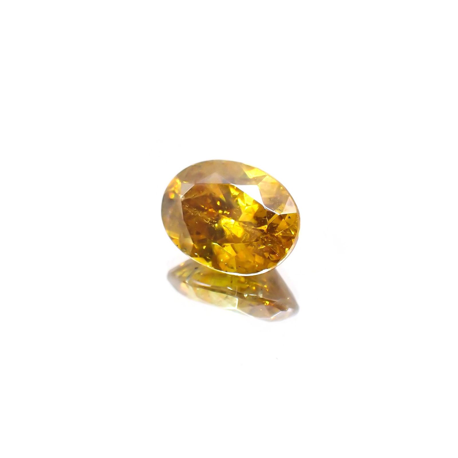 スファレライト(宝石名スファレライト)スペイン・カンタブリア カマレーニョ産 識別済 2.76ct / 9.7x7.2mm前後 [260617154]