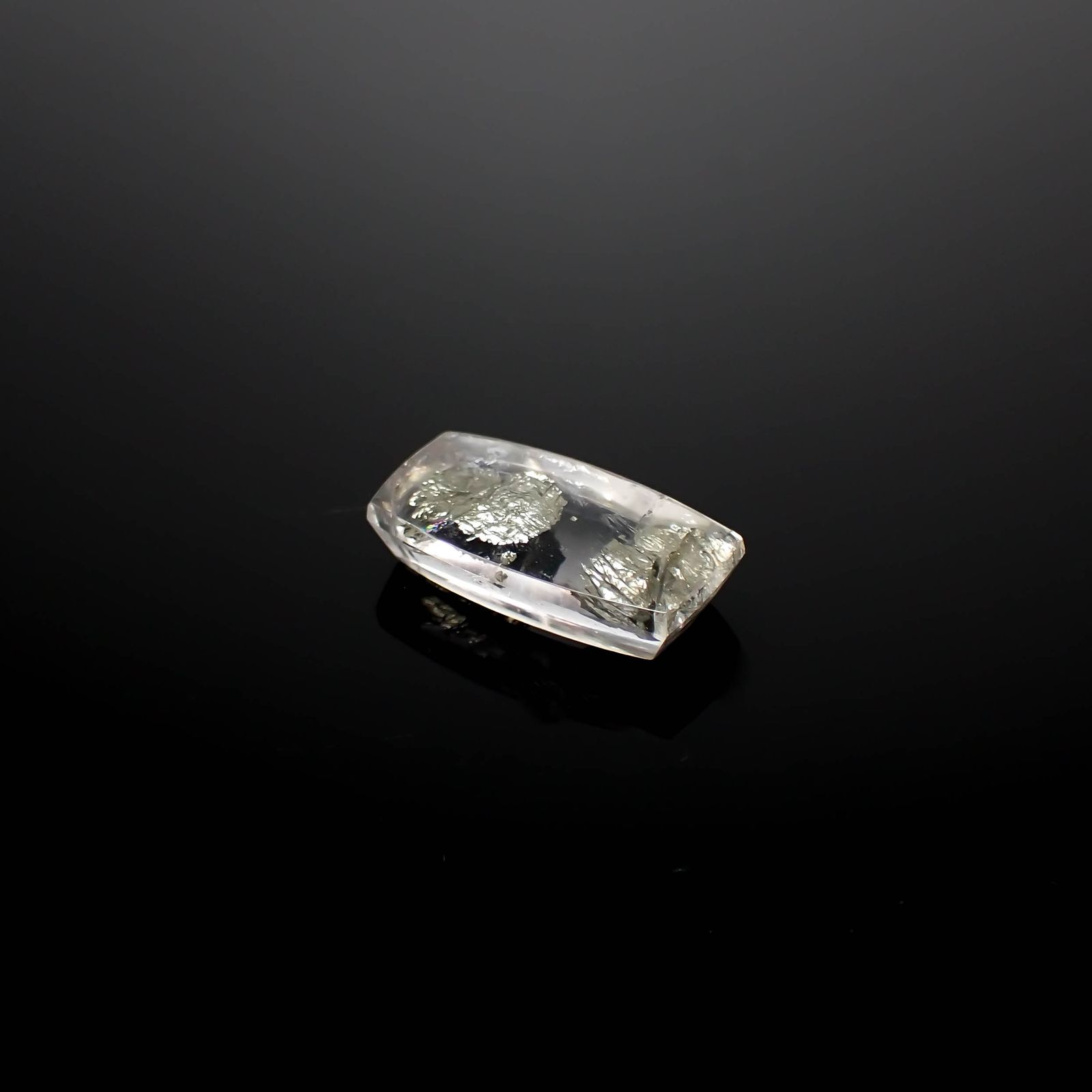 パイライトインクォーツ ブラジル産 13.73ct[240225924]21.8x11.4mm前後