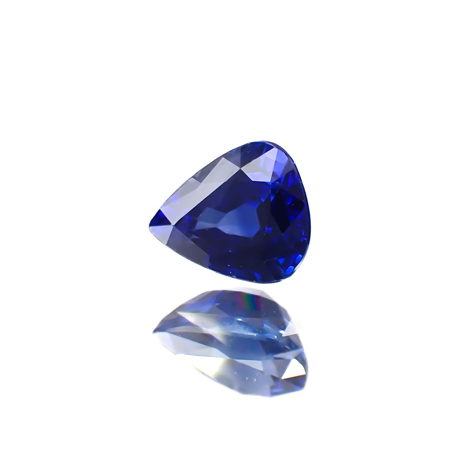 サファイア(宝石名サファイア)スリランカ/マダガスカル産 0.46ct 識別済[220917642]4.9x4.2mm前後