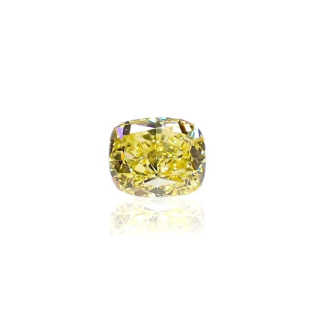 イエローダイヤモンド SI-VS(宝石名ダイアモンド) 0.12ct 識別済[220616395]2.9x2.4mm前後