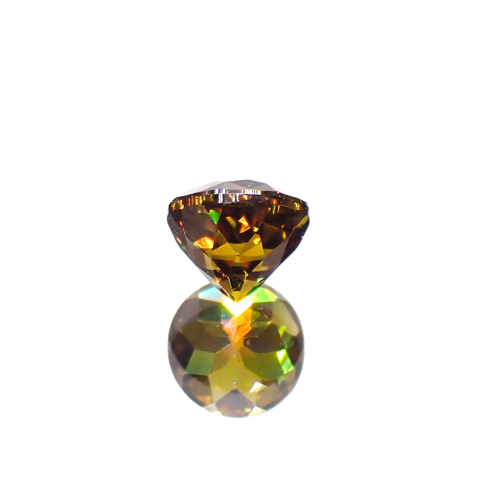 アンドラダイトガーネット(宝石名アンドラダイト・ガーネット)ナミビア共和国産 0.64ct 識別済[230421383]4.6x4.6mm前後