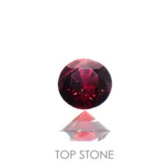 レッドスピネル(宝石名レッド・スピネル)タンザニア産 0.16ct 識別済[220114321]3.3x3.3mm前後