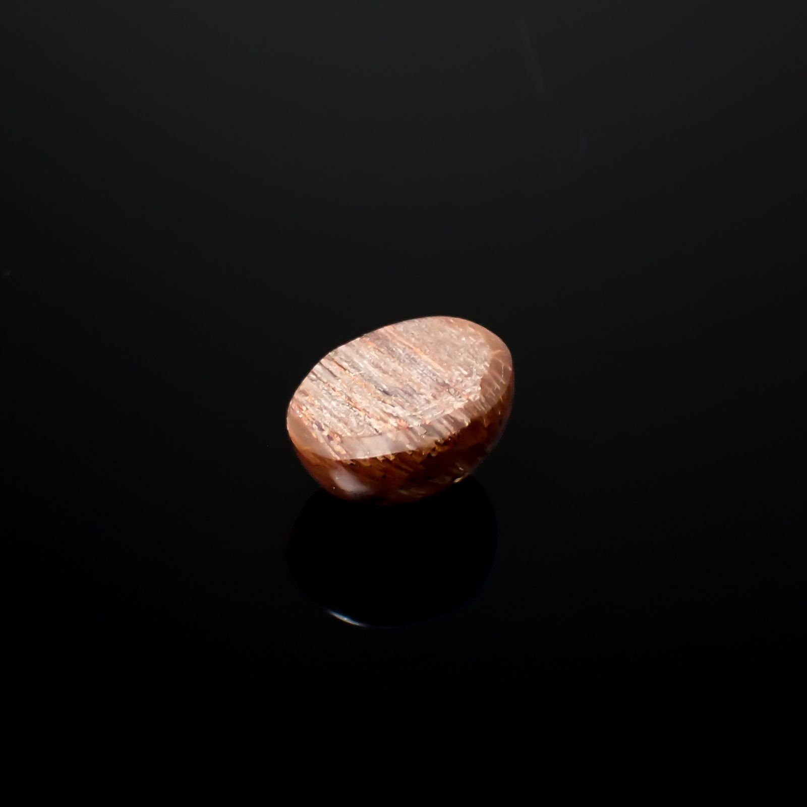 ルチルクォーツ キャッツアイ ブラジル産 17.56ct[240427051]17.1x13.3mm前後