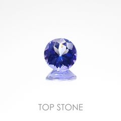 タンザナイト(ゾイサイト) タンザニア産 ルース 0.44ct[20117208]5×5mm前後