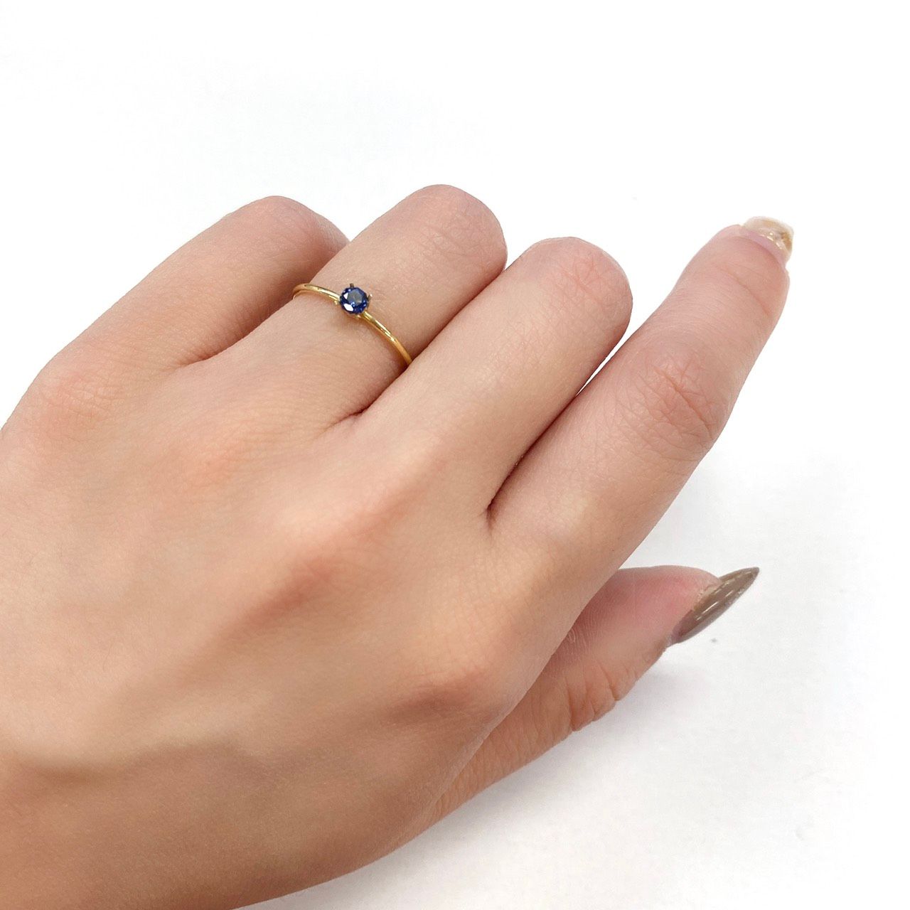 ◇オクタゴンカット◇サファイアSA(宝石名サファイア) マダガスカル産 0.17ct 識別済[210611060]3.1×3.1mm前後