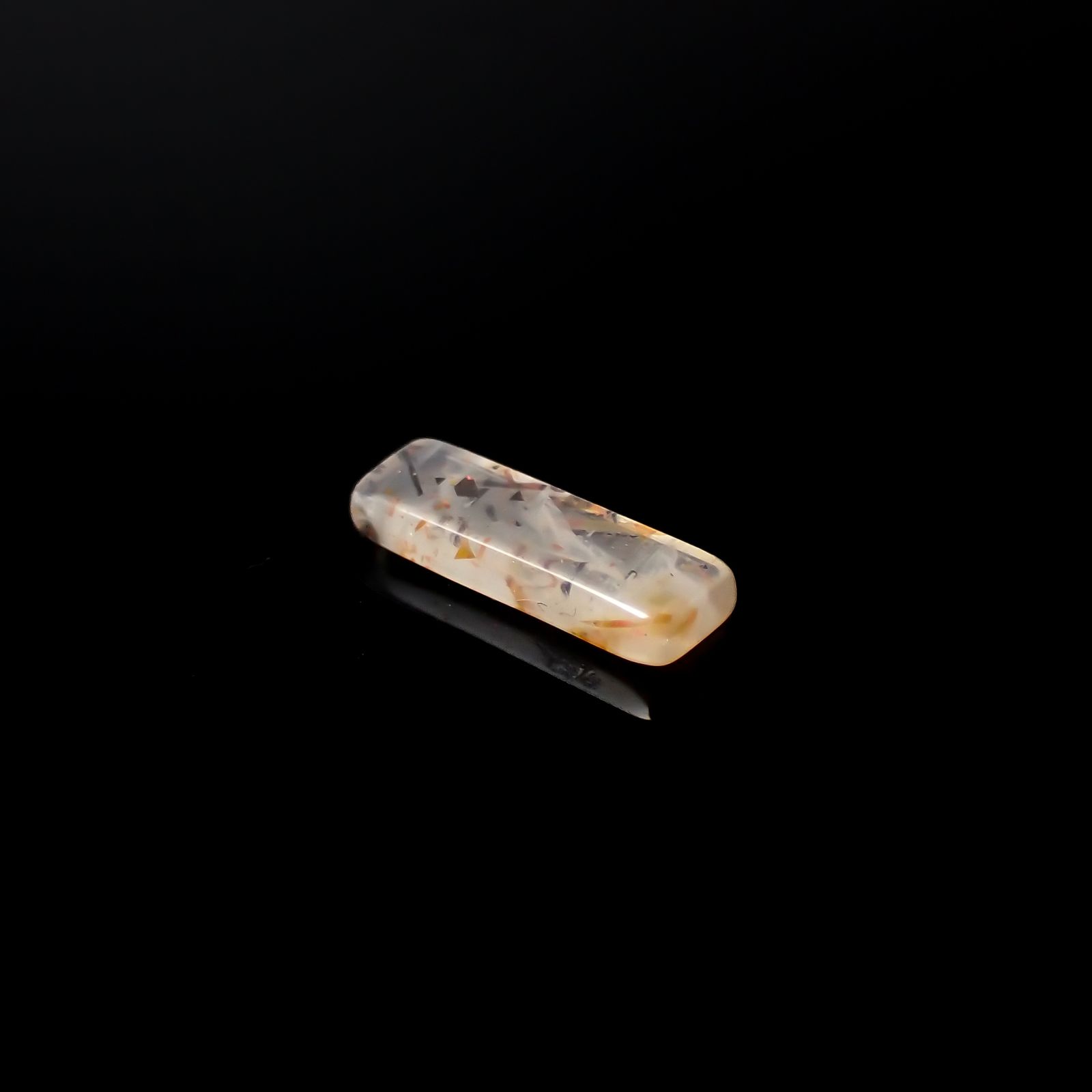 レインボーラティスサンストーン オーストラリア産 1.31ct[240326527]12.4x4.2mm前後