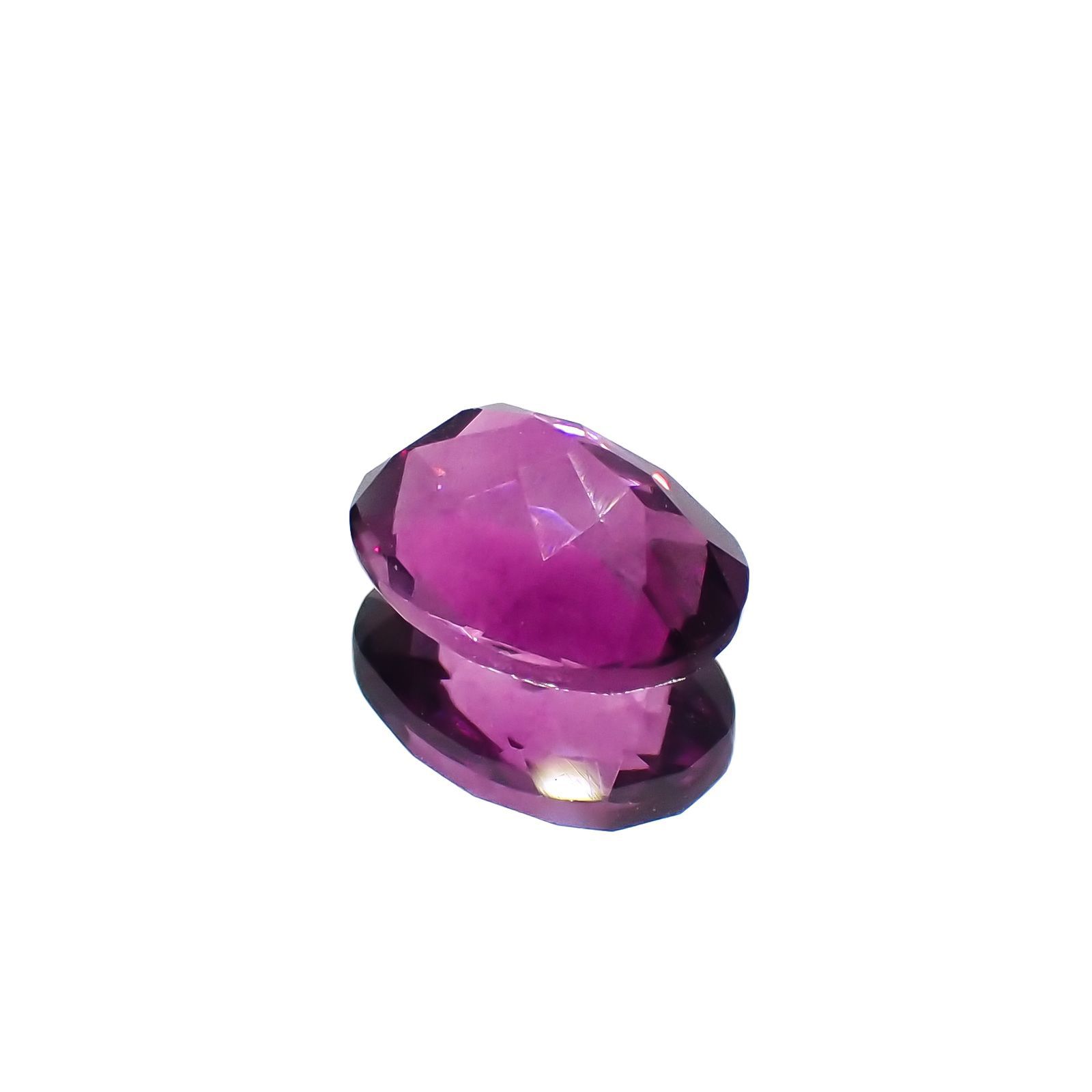 ピンクパープルフローライト 中国産 1.44ct[221018443]8.2x6.2mm前後