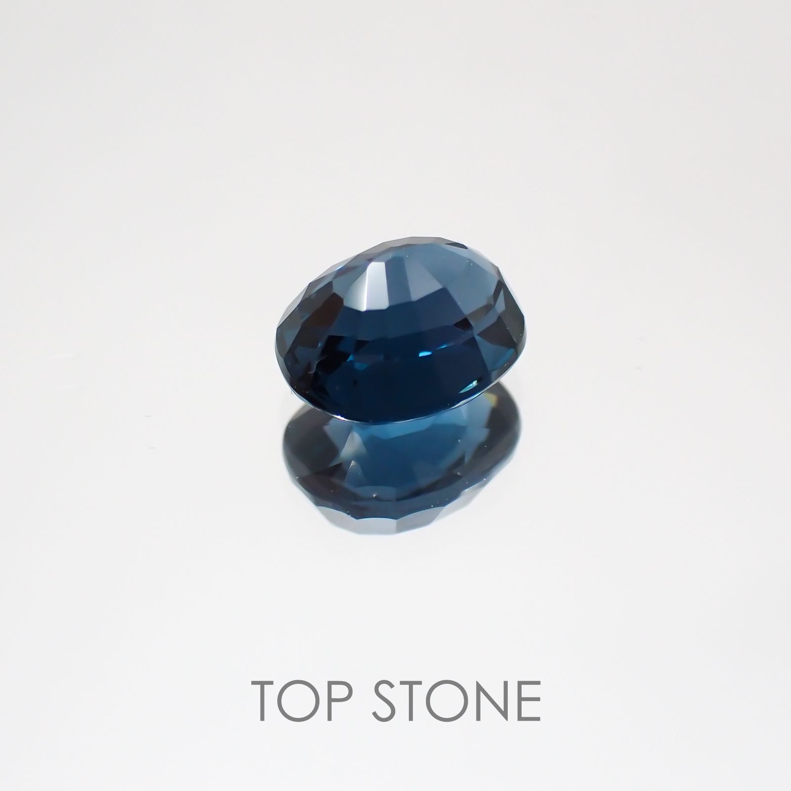 コバルトブルースピネル スリランカ産 1.256ct 日独鑑付[20062928]6.6×5.7mm前後