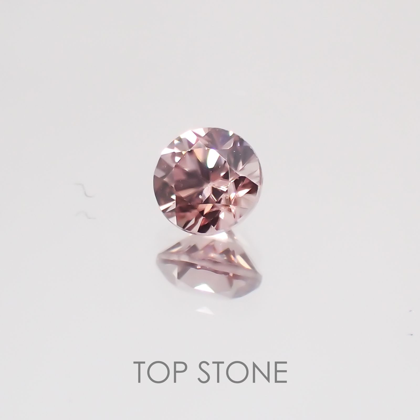 ピンクジルコン(宝石名ジルコン) スリランカ/カンボジア産 0.44ct 識別済[21059375]4×4mm前後