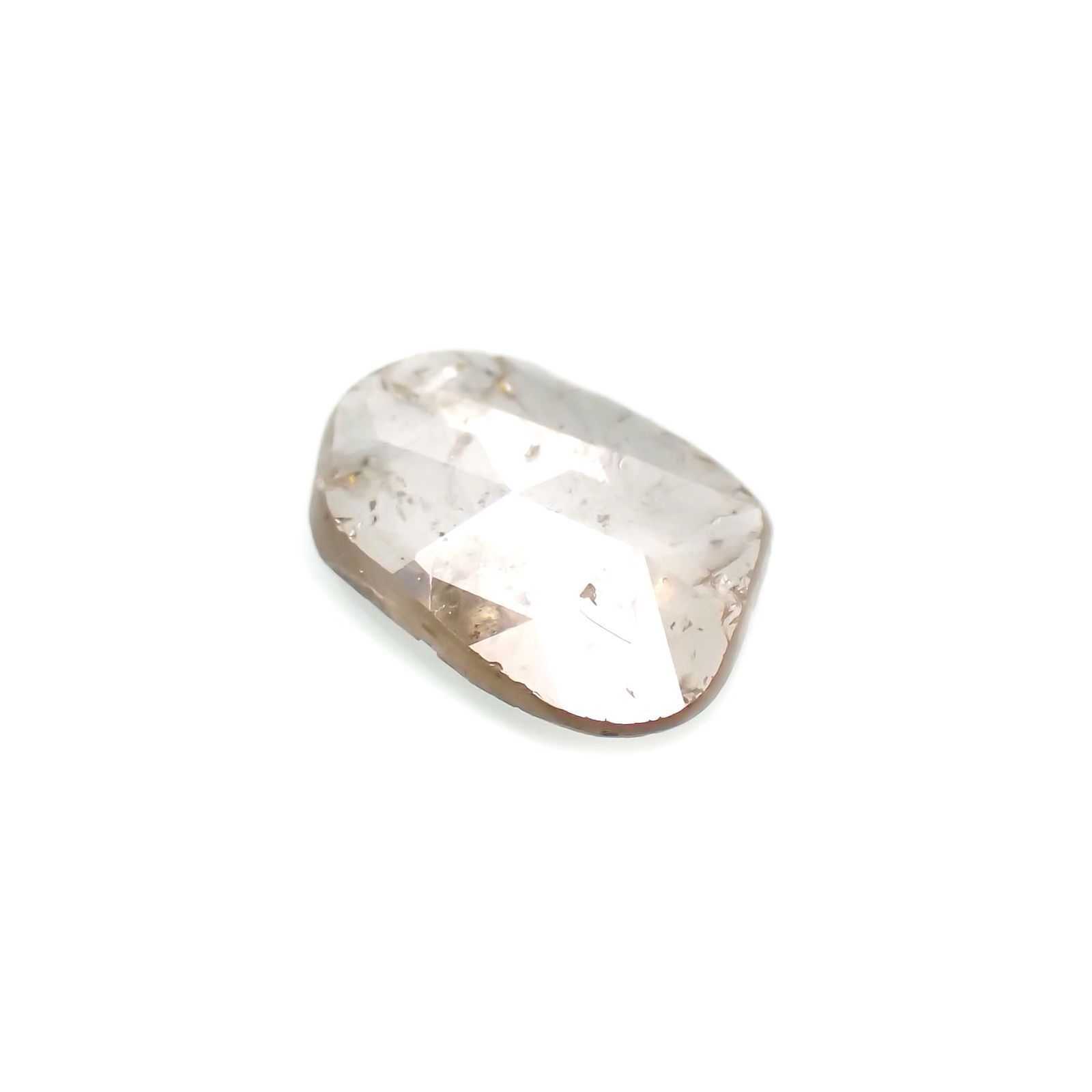 ◇ローズカット◇ダイヤモンド(宝石名ダイアモンド) 0.467ct ソ付(彩珠)[231024026]7.4x5mm前後