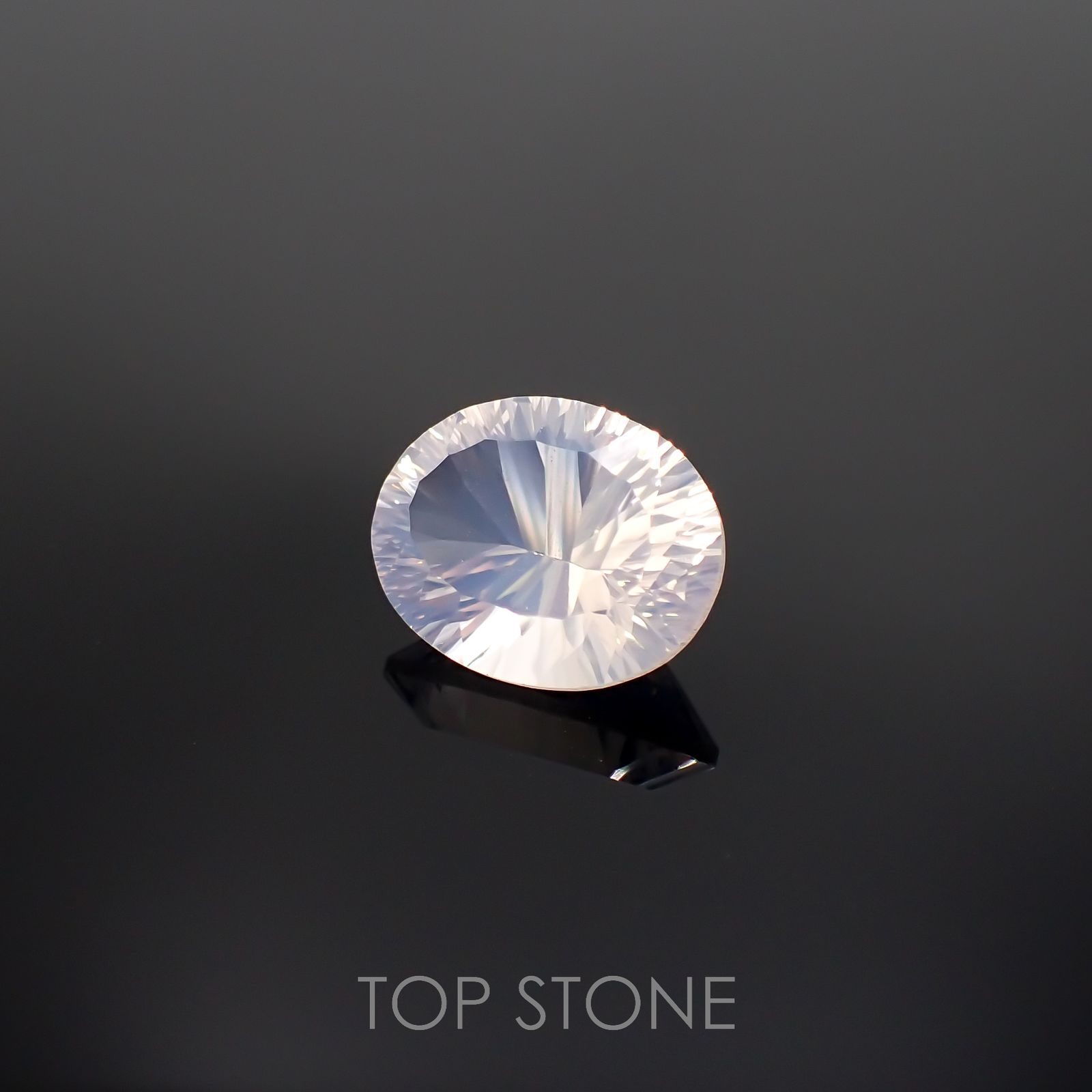 ◇コンケーブカット◇スコロライト ブラジル産 7.00ct[221018634]14.7x11.6mm前後