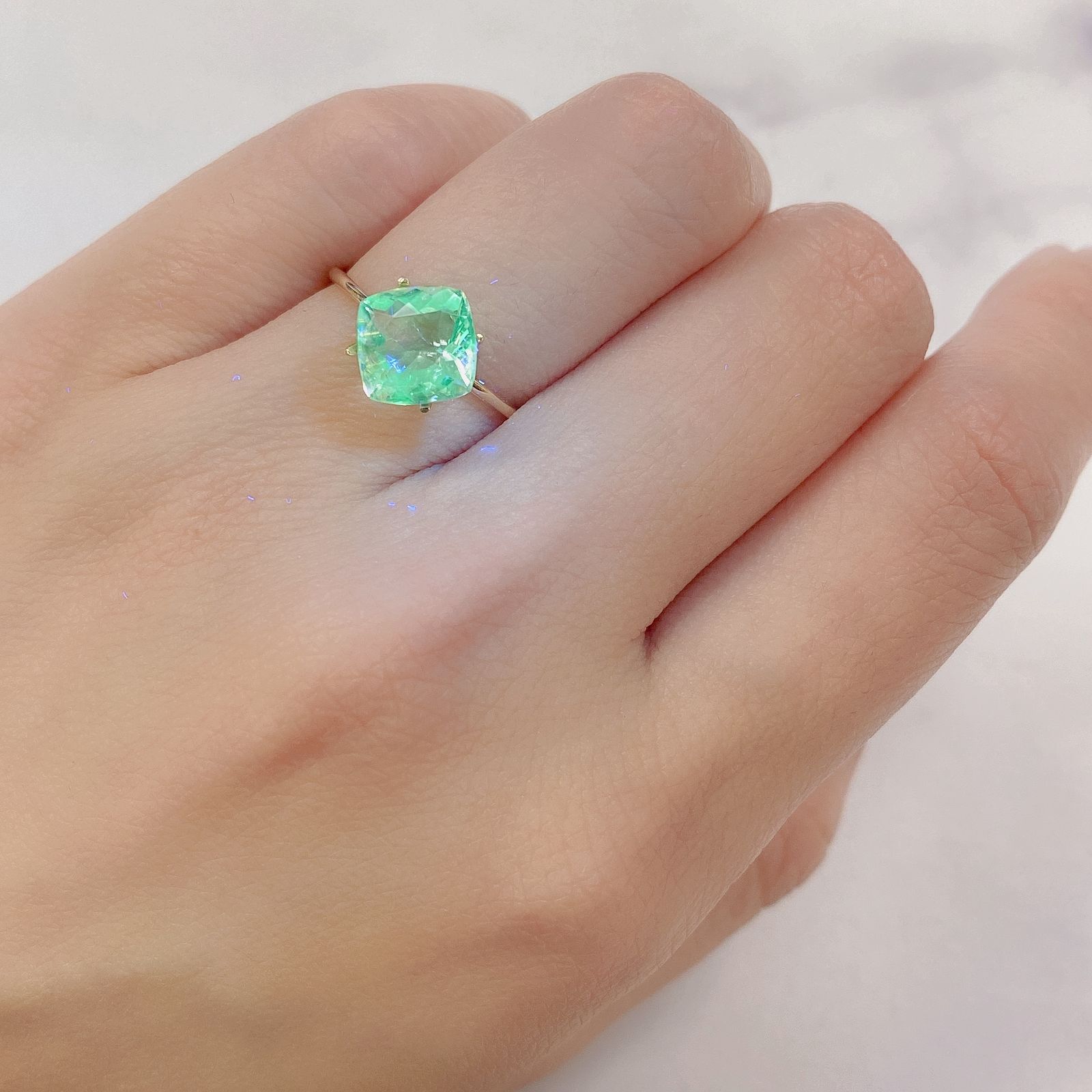 ハイアライトオパール(宝石名オパール) メキシコ産 1.52ct 識別済[210712064]7.8×7.6mm前後