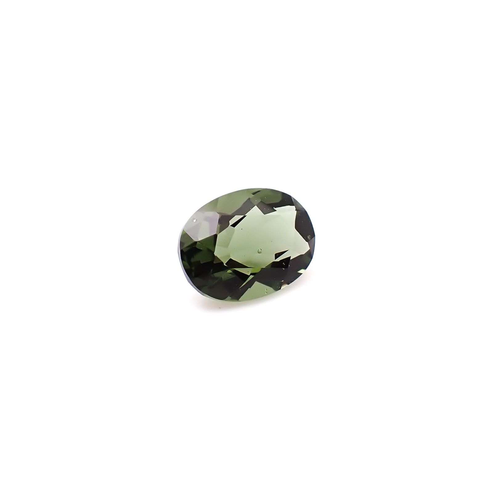 モルダバイト 発見地：旧チェコスロバキア 1.12ct / 8.1x6.1mm前後 [260832689]