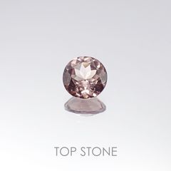 カラーチェンジマラヤガーネット(宝石名ガーネット) タンザニア・マヘンゲ産 0.58ct 識別済[20106087]5.2×5.1mm前後
