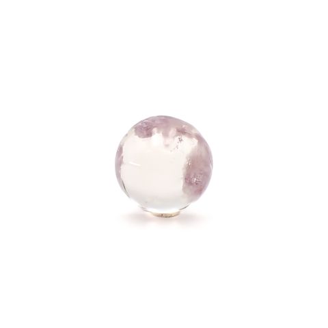 レピドライトインクォーツ ブラジル・ミナスジェライス州産 8.46ct / 12.9x12.8mm前後 [260331884]