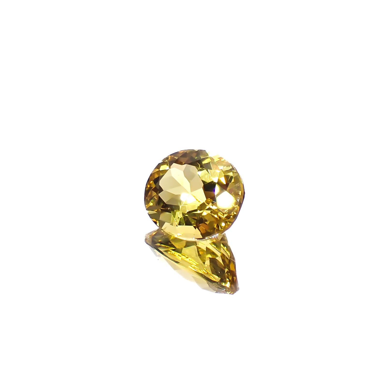 イエローベリル ブラジル産 2.36ct[240728555]9.9x7.9mm前後