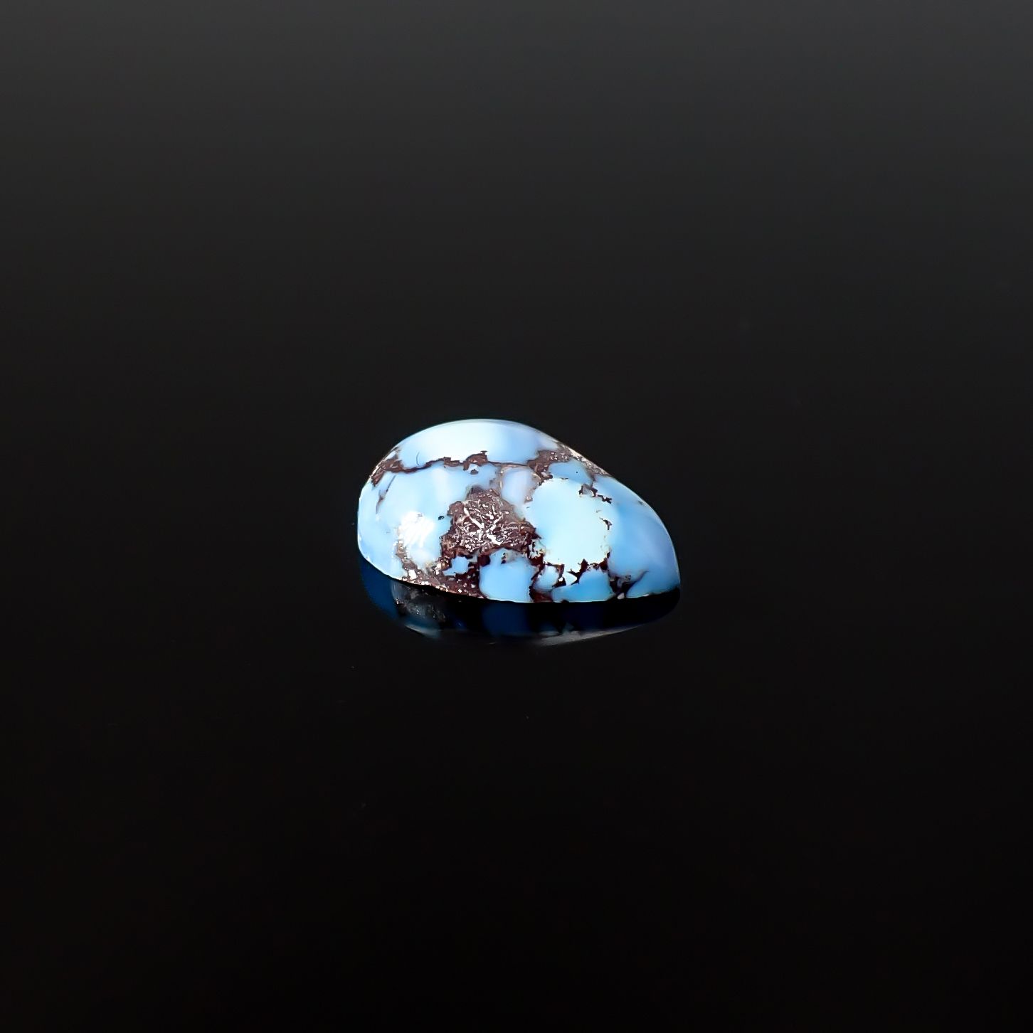 ターコイズ カザフスタン・ゴールデンヒル鉱山産 2.44ct / 11.8x8.3mm前後 [260331869]