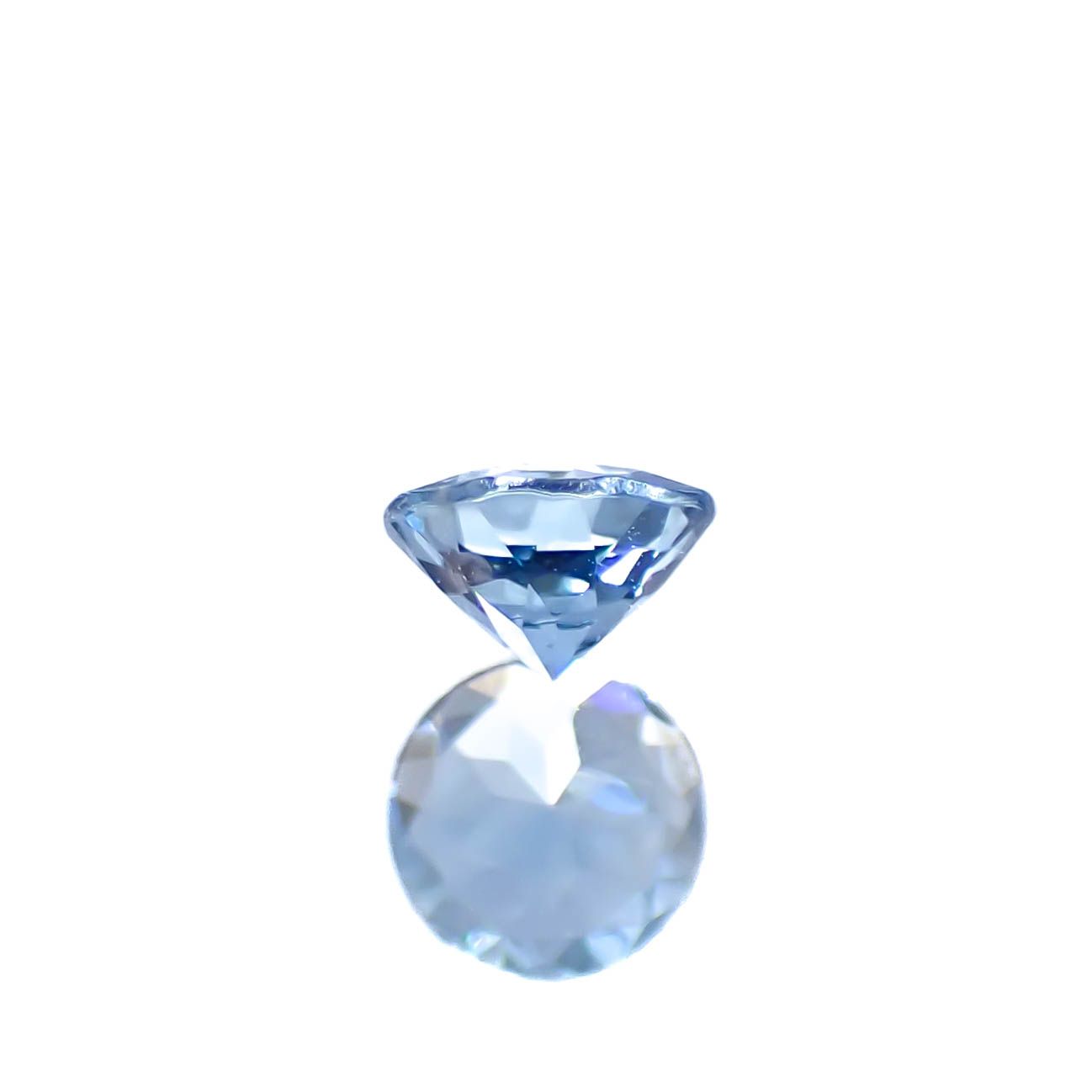 アクアマリン サンタマリアカラー ナイジェリア産 0.20ct [250329948]3.9x3.9mm前後