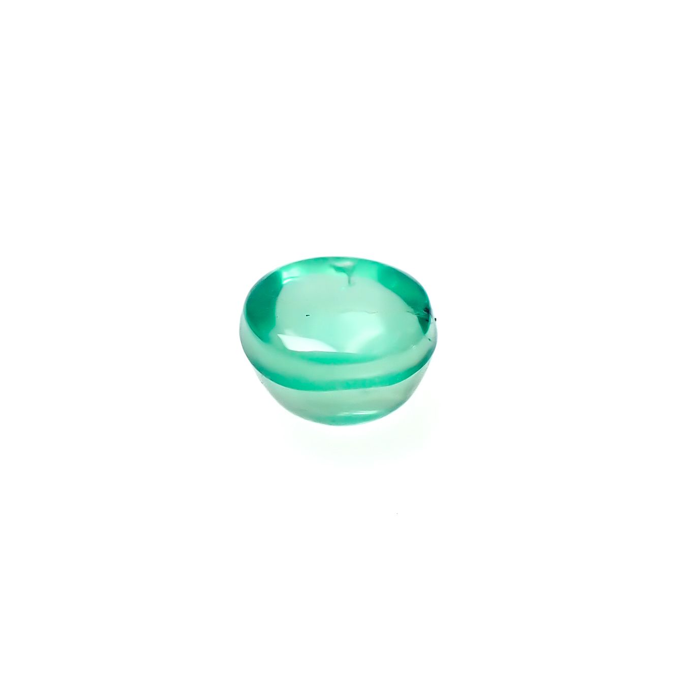 エメラルドキャッツアイ コロンビア産 0.55ct [241229548]4.8x4.5mm前後