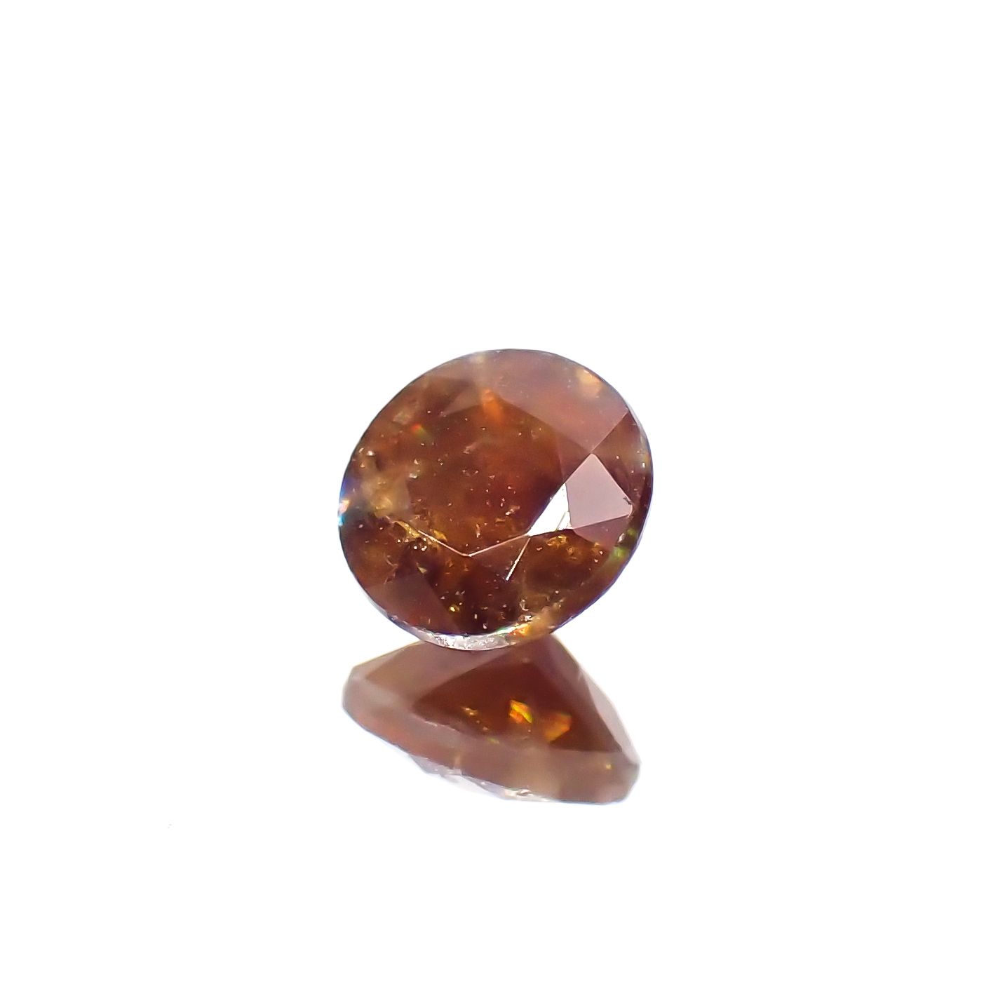 レインボーガーネット 日本・奈良県産 0.55ct[230923304]5x4.9mm前後
