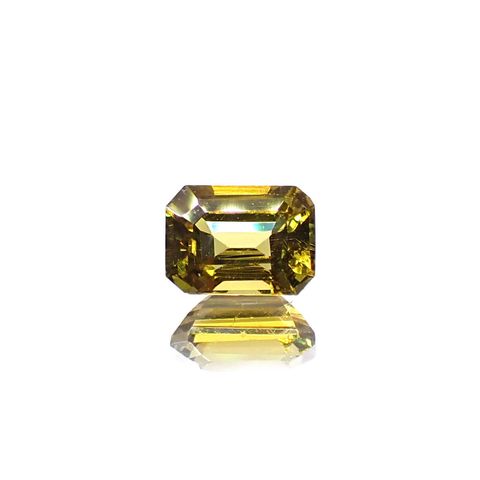 クリノゾイサイト(宝石名クリノゾイサイト)パキスタン産 0.38ct 識別済[250630598]4.7x3.4mm前後