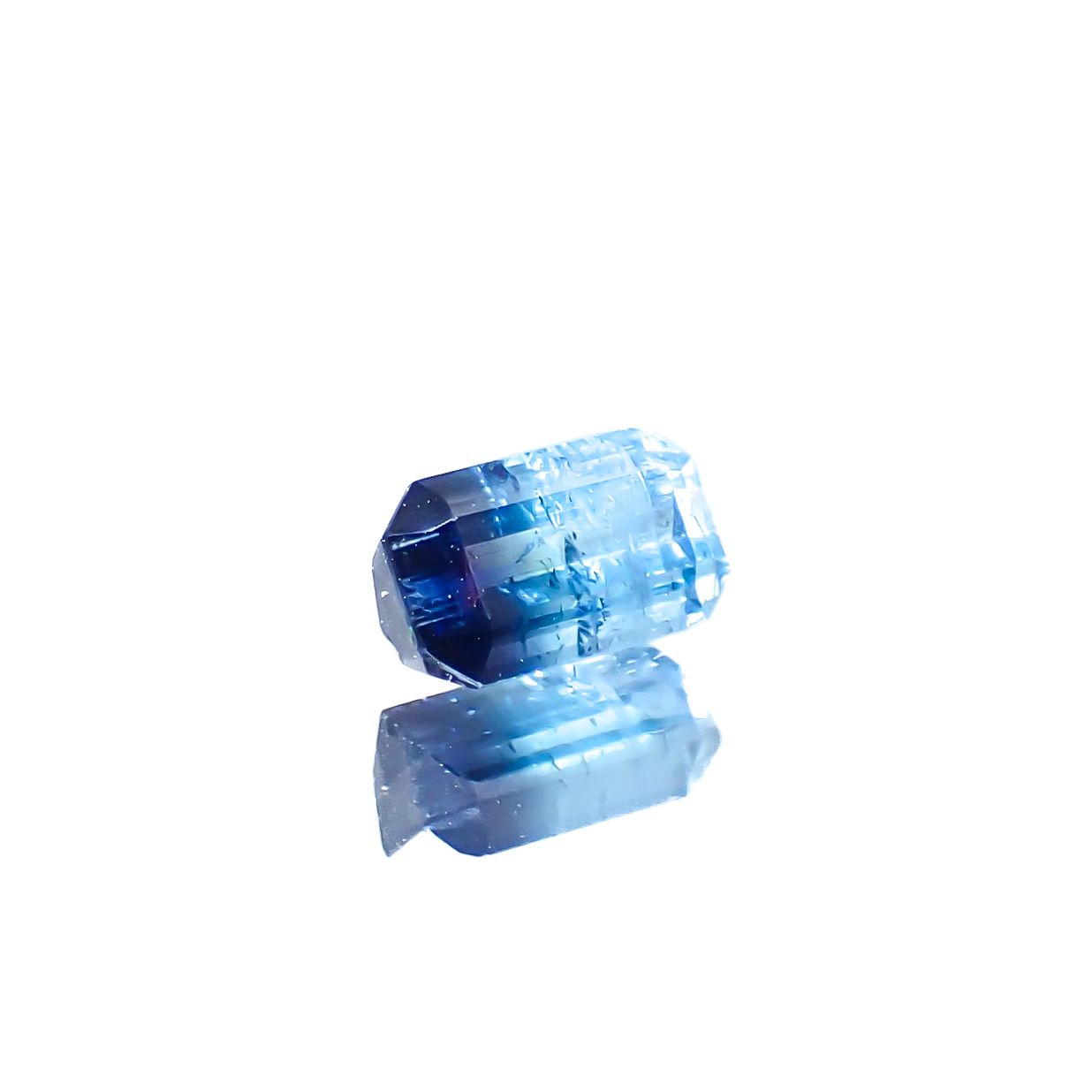 バイカラートルマリン アフガニスタン産 0.58ct [250329966]5.9x3.6mm前後