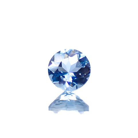 アクアマリン サンタマリアカラー ナイジェリア産 0.22ct [250329944]4x4mm前後