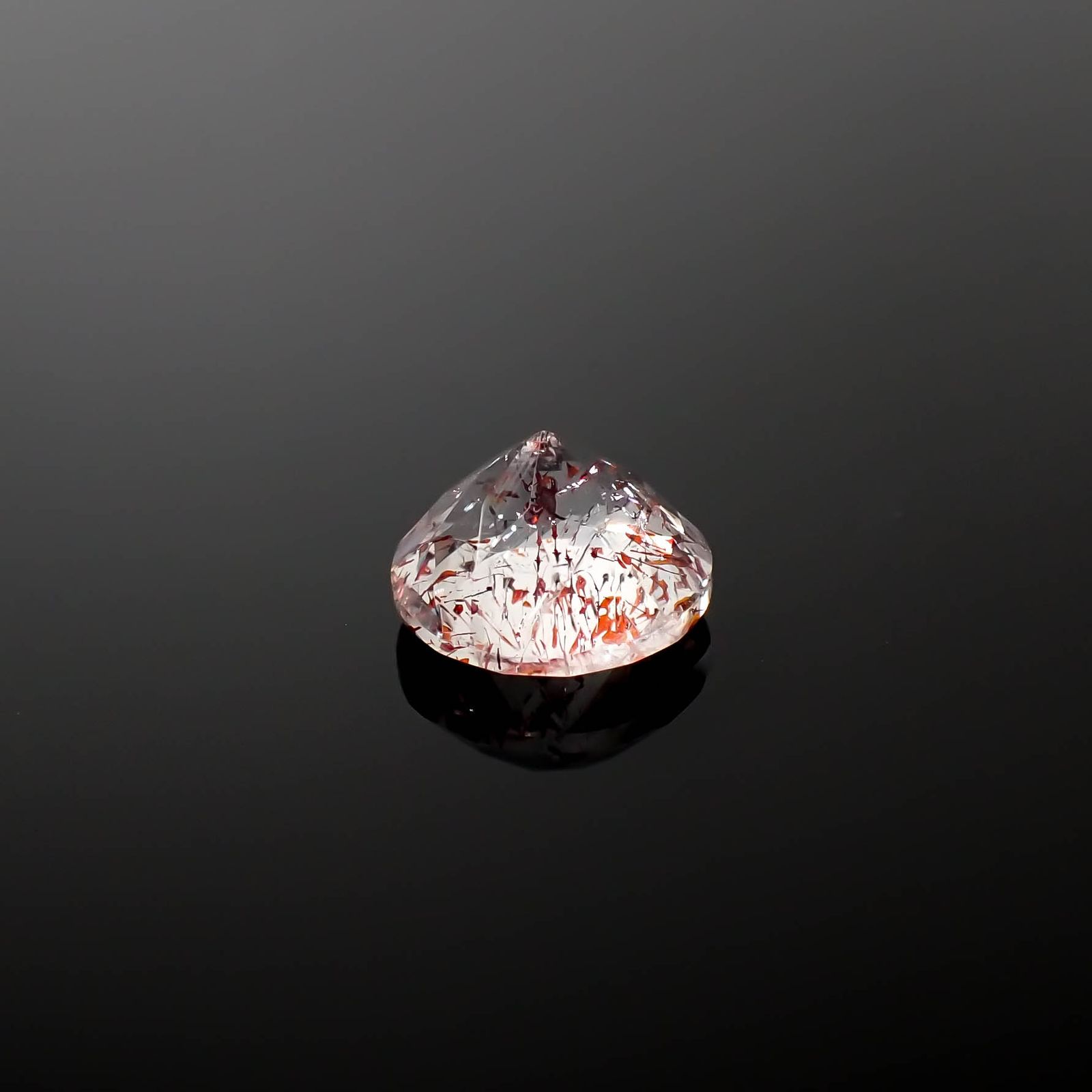 ファイヤークォーツ ナイジェリア産 1.67ct[240326709]8x8mm前後