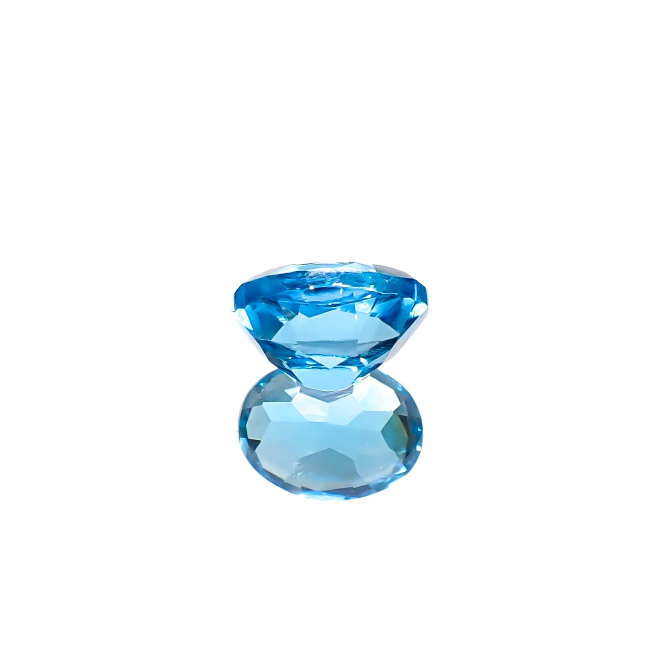 スイスブルートパーズ ブラジル産 1.93ct [241229576]8x6.2mm前後