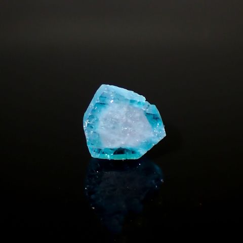 パライバトルマリン 原石スライス ブラジル・パライバ州バターリャ鉱山産 1.32ct[220616501]8.1x8.2mm前後