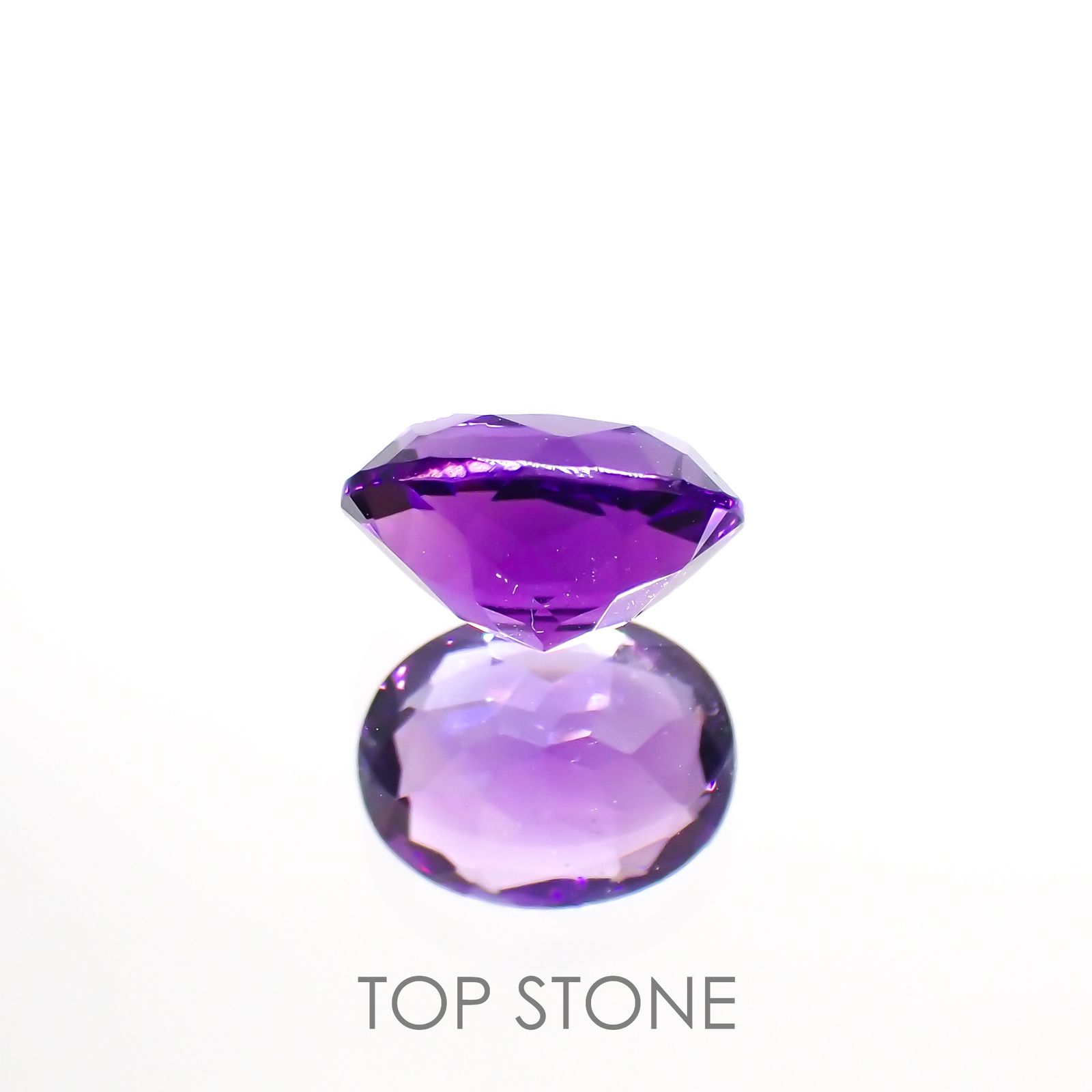 カラーシフトアメジスト(宝石名アメシスト)ブラジル/ウルグアイ産 1.32ct 識別済[220113980]8.1x6.3mm前後
