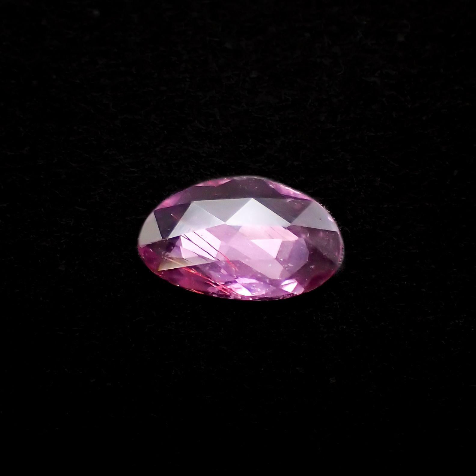 ◇ローズカット◇パープルピンクサファイア マダガスカル産 0.83ct[230722669]8.7x5.4mm前後