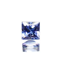 ◇プリンセスカット◇サファイア(宝石名サファイア)スリランカ産 0.23ct 識別済[230622450]3.2x3.2mm前後