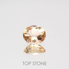 インペリアルトパーズ(宝石名トパーズ)ブラジル産 0.53ct 識別済[220114967]5.4x4.5mm前後