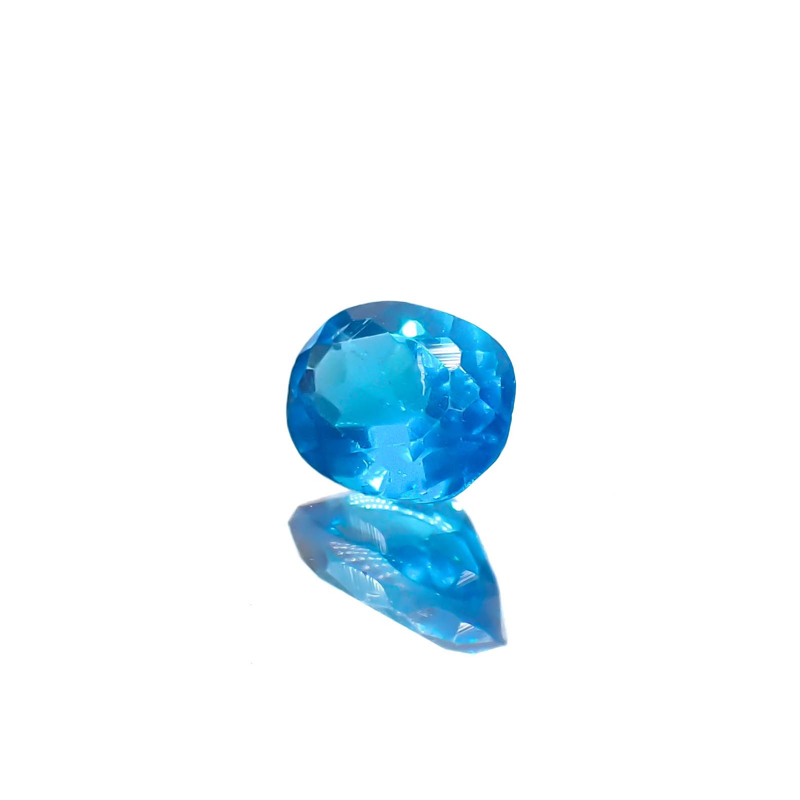 ネオンブルーアパタイト マダガスカル産 0.20ct[240628104]4x2.9mm前後