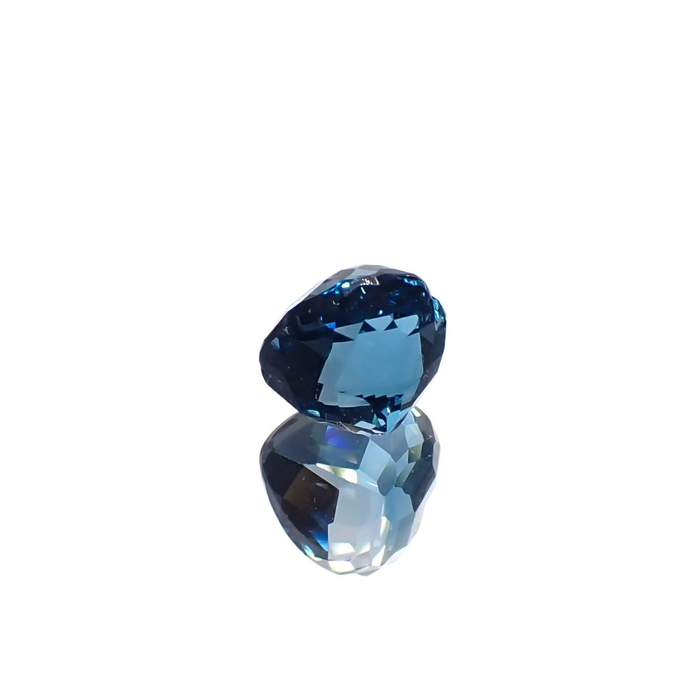 ロンドンブルートパーズ ブラジル産 3.46ct[240326807]8.4x8.1mm前後