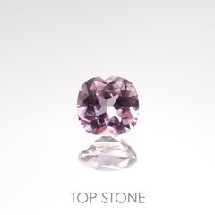 ピンクダイアスポア(宝石名ダイアスポア) アフガニスタン産 0.732ct ソ付(日独)[210912423]5.3×5.1mm前後