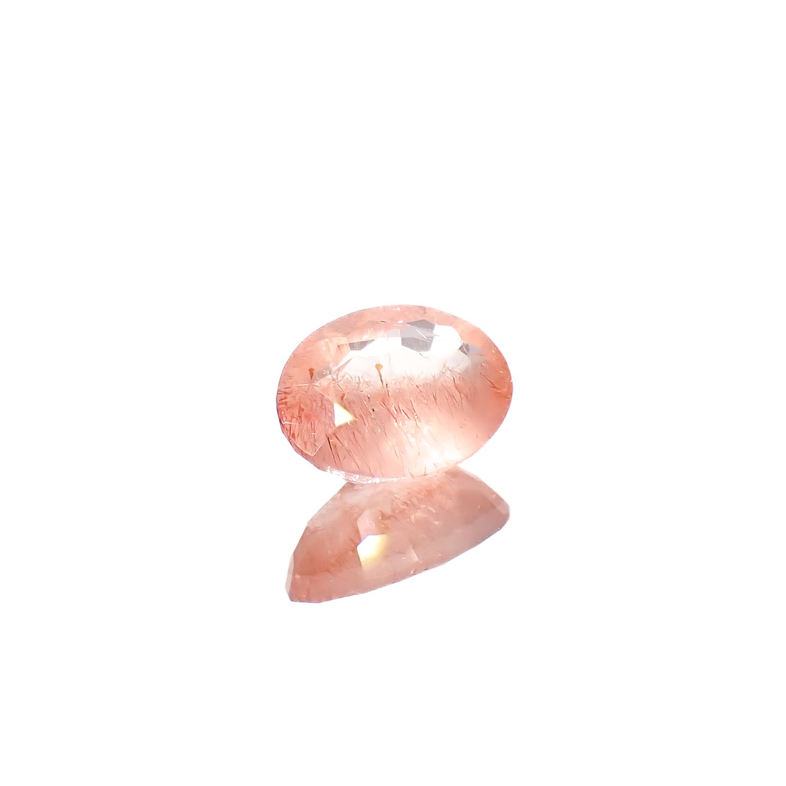 ストロベリークォーツ カザフスタン産 0.97ct[240628297]7.8x5.8mm前後