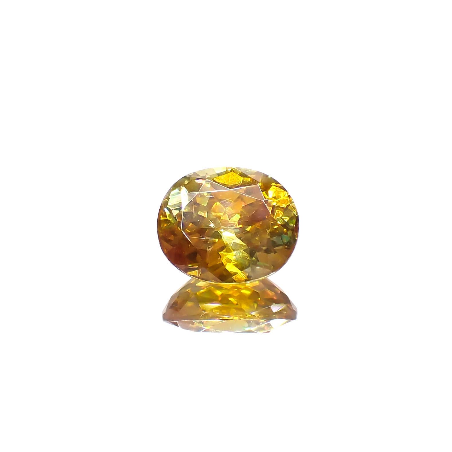 スファレライト スペイン産 1.66ct[230421672]7.4x6.2mm前後