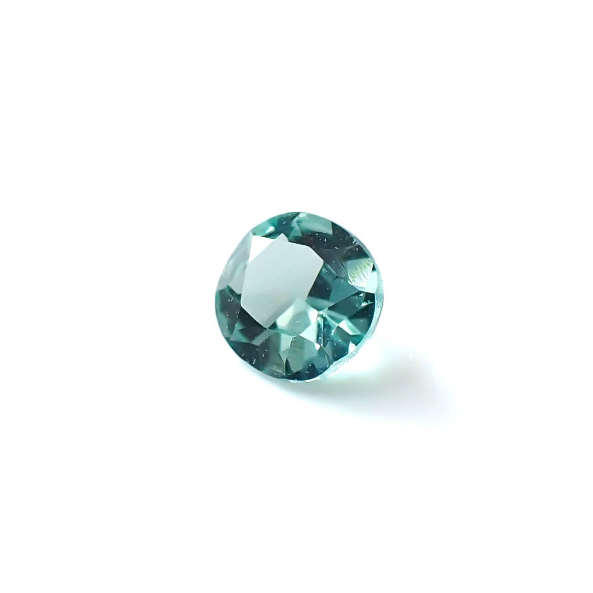 ミントトルマリン アフガニスタン産 0.24ct / 4.2x3.9mm前後 [251031205]