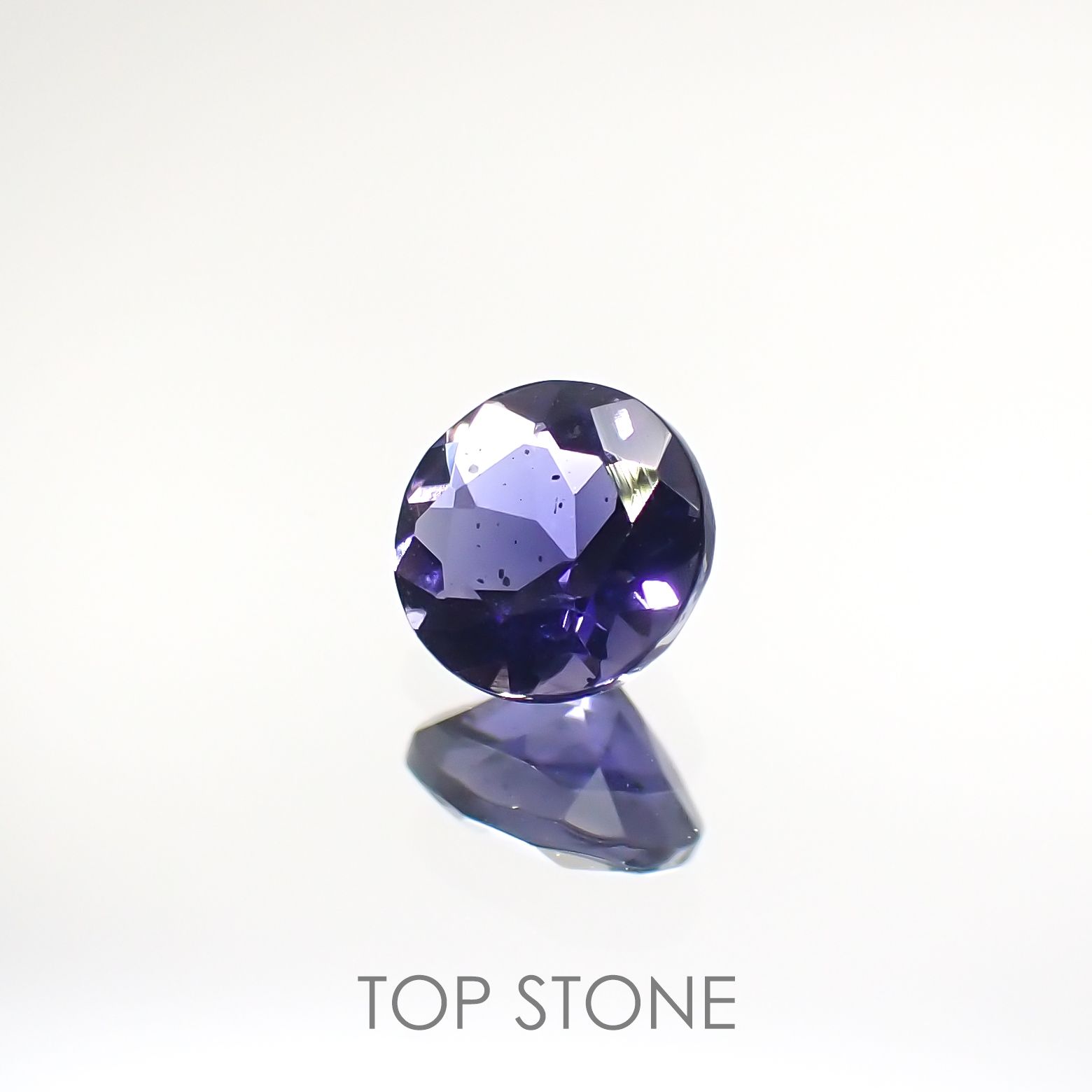 アイオライトサンストーン ブラジル・インド産 ルース 0.4ct[201812395]4.8×4.8mm前後