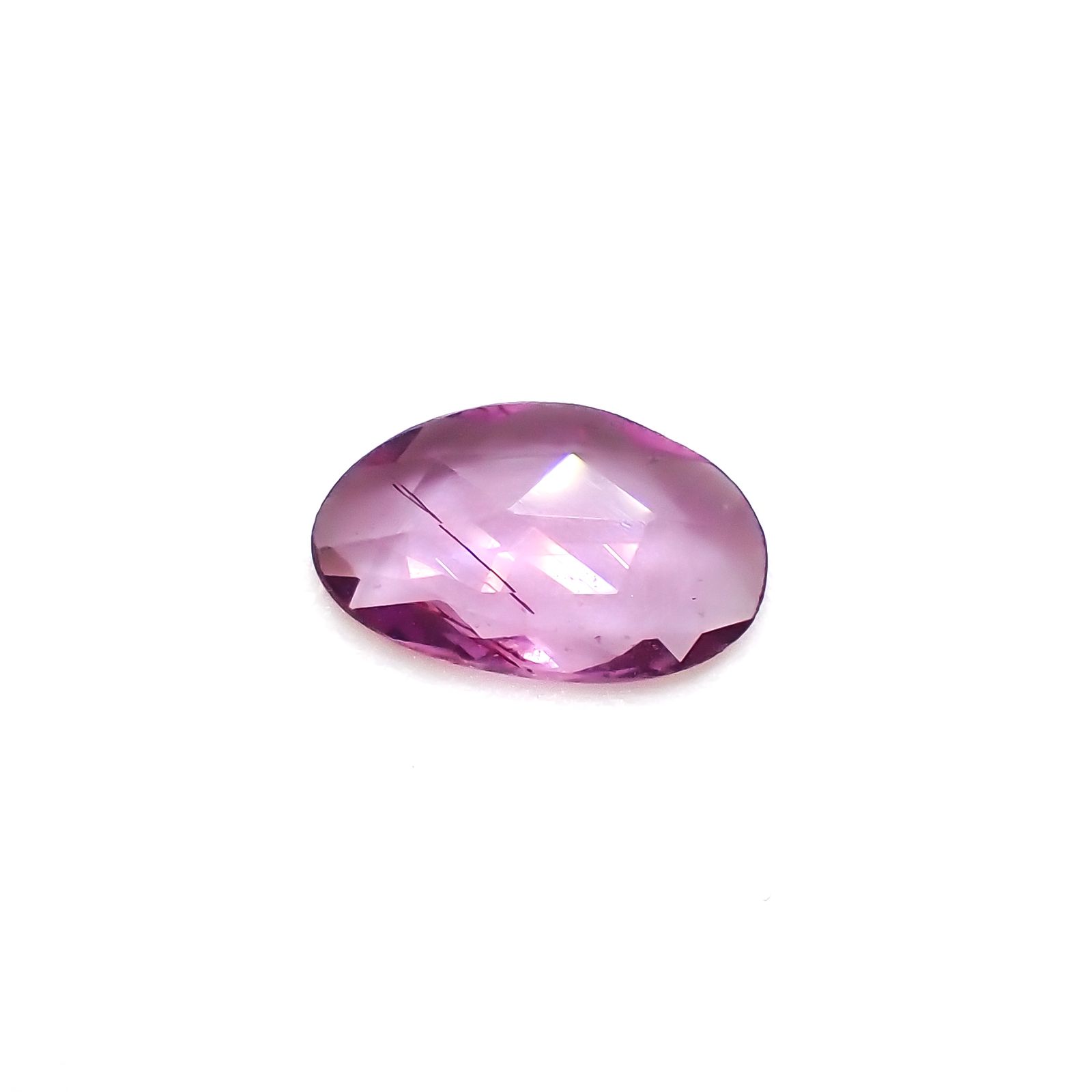 ◇ローズカット◇パープルピンクサファイア マダガスカル産 0.83ct[230722669]8.7x5.4mm前後