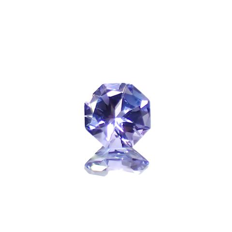 ◇オクタゴンカット◇タンザナイト(宝石名タンザナイト)タンザニア産 0.52ct 識別済[240628130]5x5mm前後